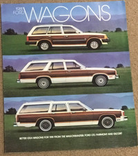 Ford Station Wagons  Auto Brochures for Sale