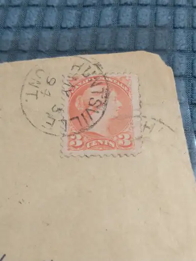 1894 cover of envelope mailed Huntsville to Knowlton, QC, View more