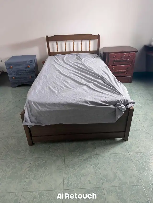 ✨ ENSEMBLE DE 2 LITS EN BOIS MASSIF – QUALITÉ SUPÉRIEURE ✨ in Beds & Mattresses in Sherbrooke - Image 5
