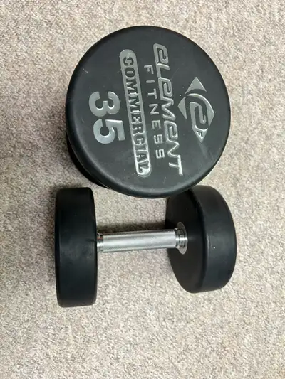 Element Fitness 35lb Dumbbell, View more