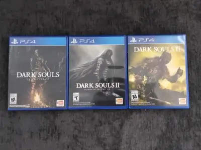 Dark Souls 1 , 2 , and 3, View more