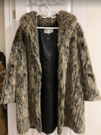 *****Faux Fur Coat -- Large -- Brand: West Peak*****