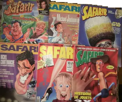 Magazines Safarir 1990s $10 Chacun! Available Near Stade Olympique Contact 514 255-4384 Check my oth...