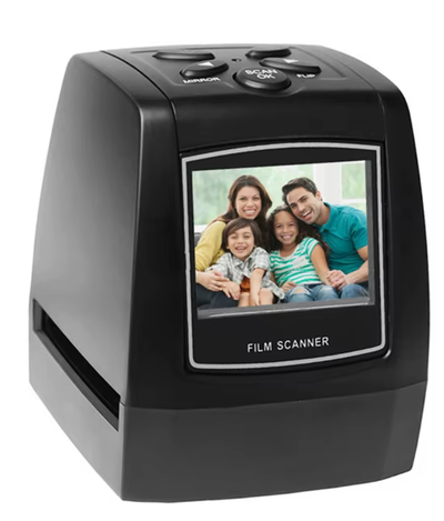 Portable film and slide scanner, View more