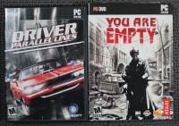 PC-DVD Games: You Are Empty and Driver Parallel Lines
