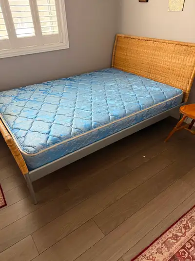 Double bed with mattress, View more