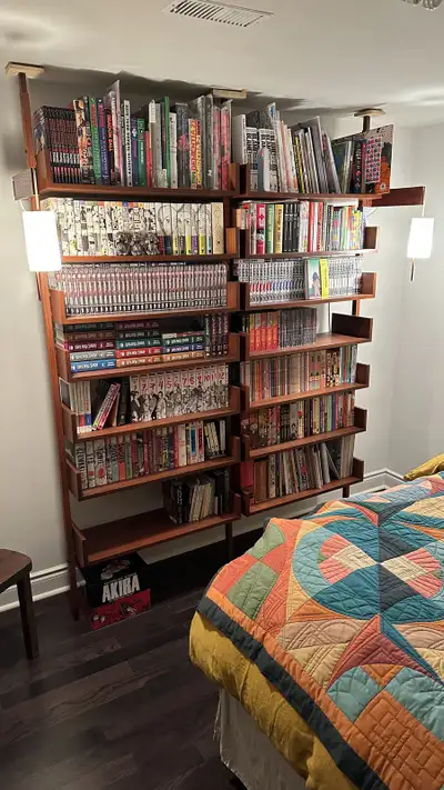 Reff Teak Tension Pole Modular Shelving Unit, View more