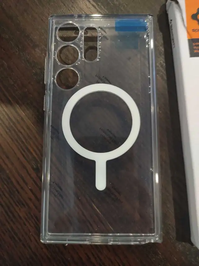 spigen ultra hybrid onetap metal ring case for Samsung s24 ultra in Cell Phone Accessories in St. Catharines - Image 3