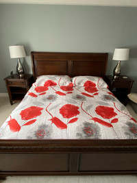 QE Home King Duvet Cover and King Pillowcase