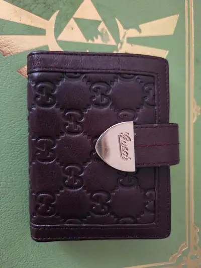 Mens Vintage Brown Leather Gucci Wallet, View more