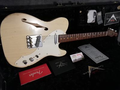 I am selling my Custom Shop 2016 LTD Run of the Thin Line 1950s Telecaster. Although the Thinline wa...