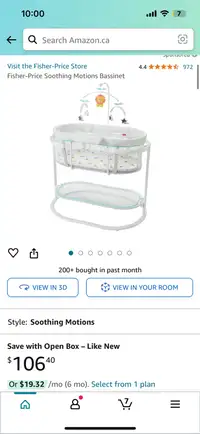 Bassinet & Changing table 