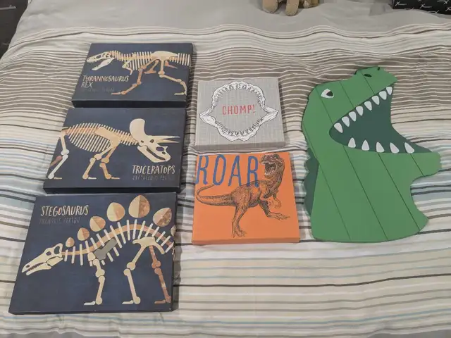 dinosaur wall decorations in Home Décor & Accents in Ottawa - Image 2