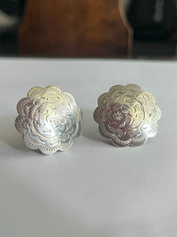 Vintage Burkhardt Sterling Silver Earrings
