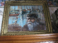 Sea captain in a harbour - REDUCED!!!