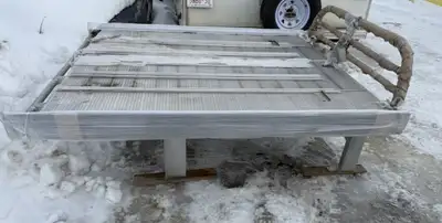 Brand new 8ft sled/atv deck, all aluminum (decking and all), extendable sides, 10ft telescopic ramp,...