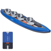 4 Person Drop Stitched Inflatable Kayak Decathlon Itiwit