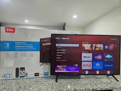 40" TCL smart TV, View more
