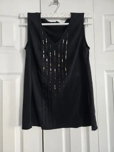 Size S black top, View more