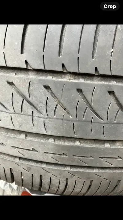 Good set of Bridgestone radial tires with rims. 205/55R16 Bolt pattern 5x110 Will fit many types of...