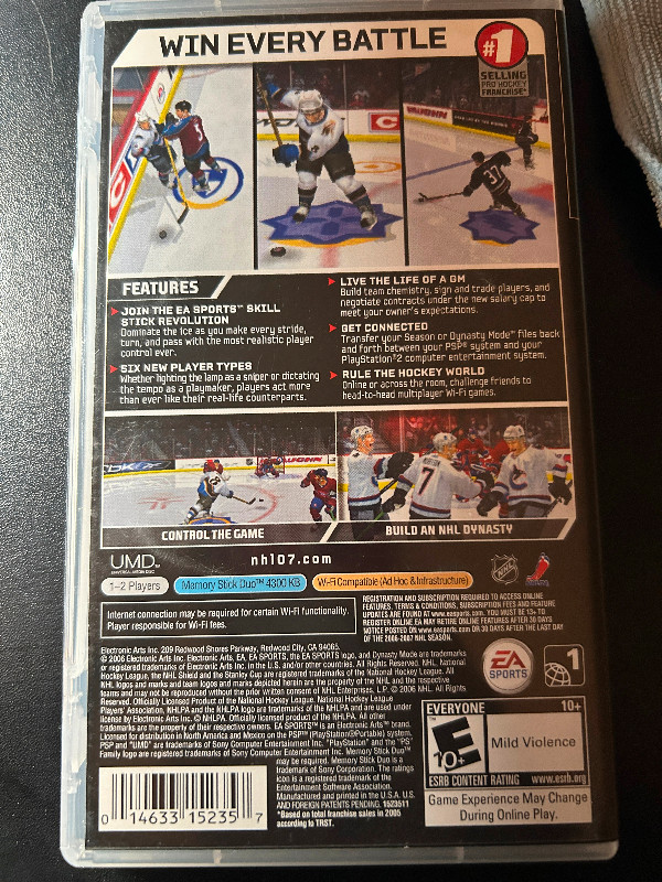 NHL 2007 (2006, CIB, PSP) in Sony PSP & Vita in Calgary - Image 2