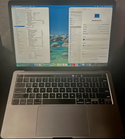 MacBook Pro 13.3" - Good Shape, Latest Mac OS, Touch Bar, View more