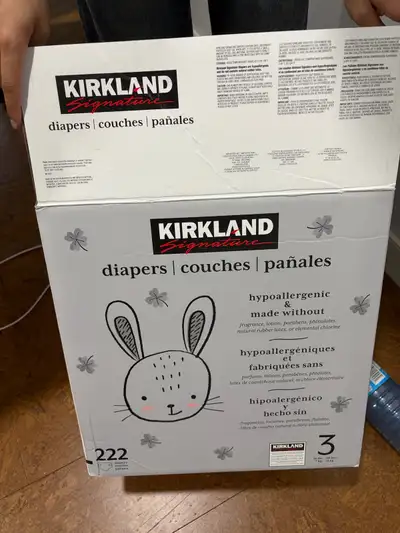 Kirkland diapers 3 (7-13kg), View more