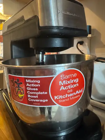 New without box. Never used. Includes TWO attachments: Flat beater, and dough hook. (Whisk is missin...