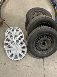 Nissan Versa Note rims and all season tires 4x100