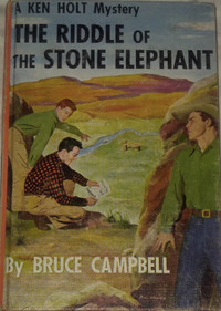 1949 The Riddle of the Stone Elephant Hard Cover Book