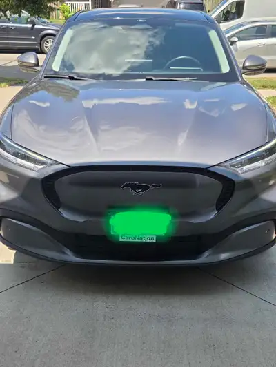 2021 Mach-E AWD save $$$$$$ no more GAS!!! Sleek dark grey exterior. Custom black multi-spoke rims....