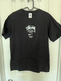Brand New Size L (Fits Size S or M) Nike Stussy T-Shirt - Black
