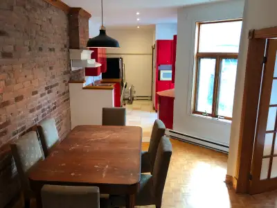 2e étage d’un duplex en plein coeur du Plateau Mt-Royal