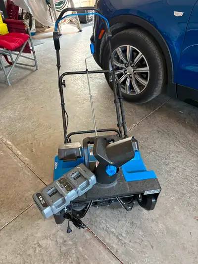 Snow blower electric cordless, View more