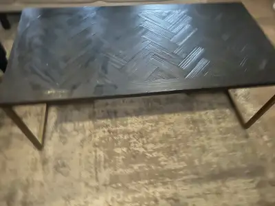 Reclaimed wood coffee table, View more