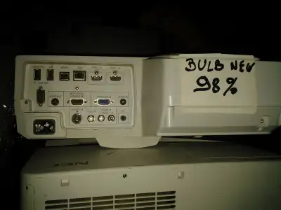 nec 3300 lumen ultrashort throw with 2% bulb usage (NEW) 400+ lc, View more