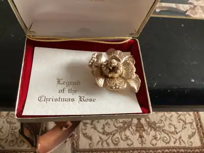 legend of the Christmas Rose brooch from peoples, View more
