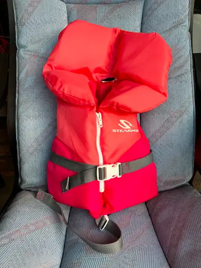 Infant Life Jacket/Vest (5411) Stearns brand, manufactured by the Coleman Company Approved by Transp...