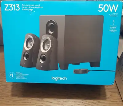 Logitech Z313 50W Speakers With Subwoofer - Complete, View more