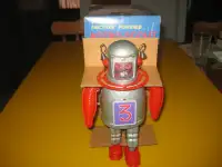 NOS in Box... 'Tim Tom Toy' ASTRO-SCOUT Wind-Up Friction Toy