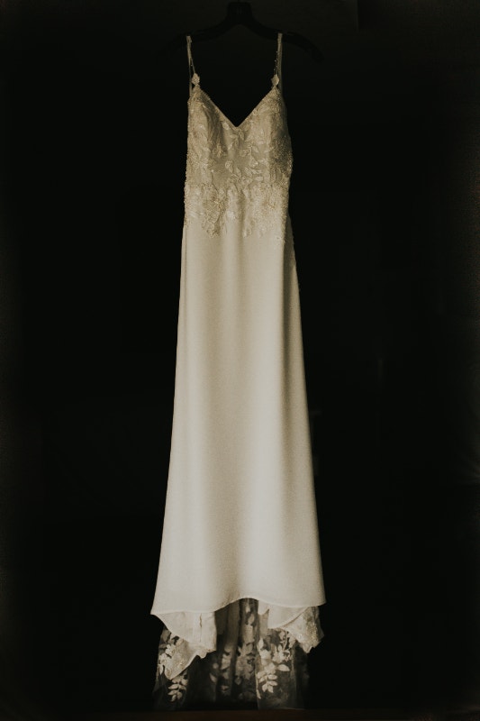 Alena Leena Garden Rose Wedding Dress with Matching Veil Wedding