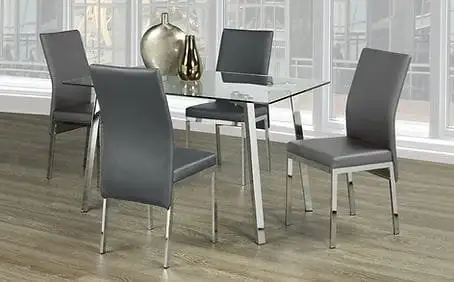 Table en Verre Élégante avec 4 Chaises – Neuve in Dining Tables & Sets in Trois-Rivières - Image 3