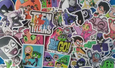 Teen Titans Cartoon Superhero Sticker Lot, View more