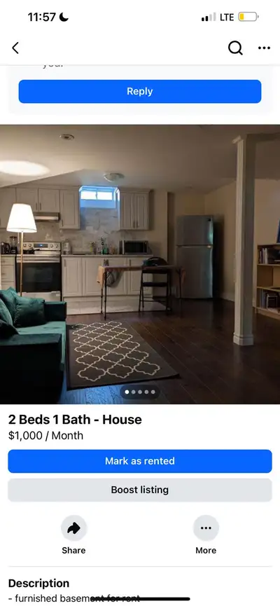 basement for rent GTA