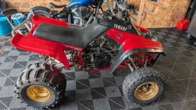 I'm selling my 1987 Yamaha Warrior 350, a reliable and sporty ATV that's ready for some action! This...