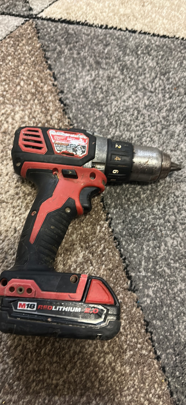 Milwaukee m18  1/2” drill/driver with battery  in Power Tools in City of Toronto - Image 2