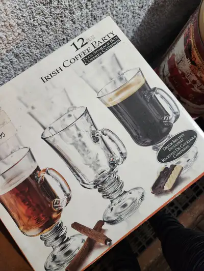 Brand New!! 10.5 Oz Irish Coffee Glass Set of 12, View more