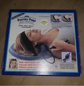 Posture Pump l Neck Exerciser Cervical Disc Hydrator w/box, View more