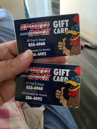 $50 sports rock gift card Moncton 