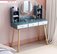 Brand New B Mirror Vanity Desk/Makeup Desk with Drawers & Mirror